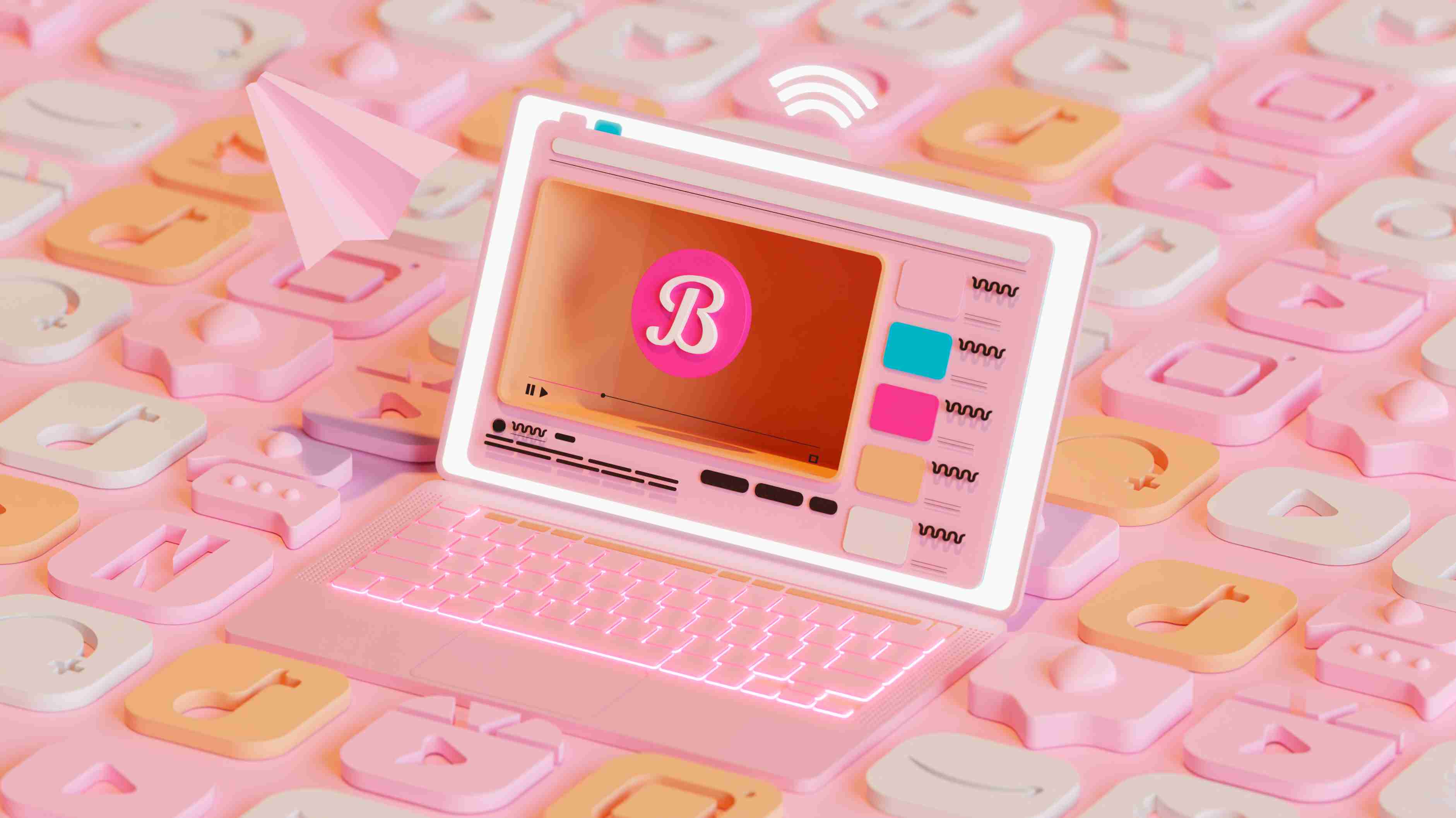 Graphic Design & Video Editing Background