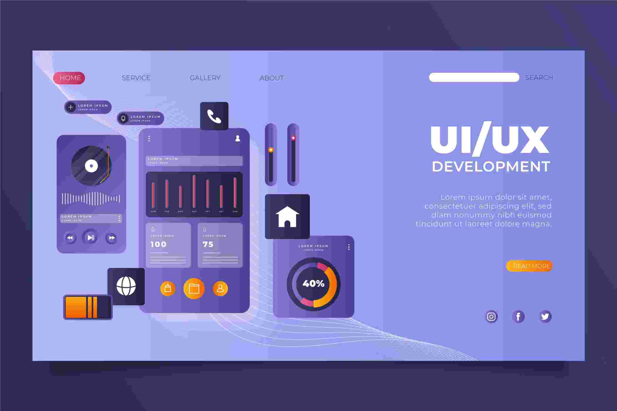 UI/UX Design Background